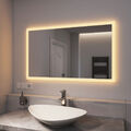 Badspiegel mit LED Beleuchtung Wandspiegel Badezimmerspiegel Warmweiß Kaltweiß