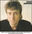 John Lennon - Very Best Essential Ultimate 19 Greatest Hits 1969-1980 - SELTENE CD