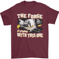 Herren-T-Shirt The Forge is Strong With This One Blacksmith 100 % Baumwolle