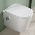Mai&Mai Edle Design Toilette Hänge-WC-Bidet mit komfortablem Silentclose WC-Sitz