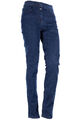 Cecil Toronto Jeans Stretchjeans Cropped Damen Slim Fit High Waist Dunkelblau 