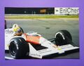 altes Foto Ayrton Senna, McLaren Honda, Formel 1 Grand Prix Ungarn 1988, 18x26cm
