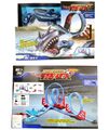 Highspeed Hai Rennstrecke Auto Set 360° Spin Kinder Kinder Spielset Spielzeug Geschenk