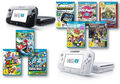 Nintendo Wii U Konsole Auswahl Mario Kart Bros. 3D Zelda Party 32GB schwarz weiß