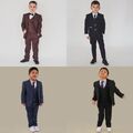 Jungen Kinder Cavani Smart 3-teiliger Anzug Blazer Weste Hose