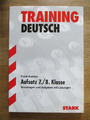 Training Deutsch Gymnasium Aufsatz 7./8. Klasse mit Lösungen Frank Kubitzka