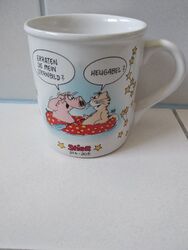 Uli Stein 1987 Vintage Cartoon Sammel Tasse STERNZEICHEN STIER Becher Mug Kaffee