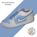 Jordan 1 Low Reverse Ice Blue Herren Damen Sneaker Turnschuhe Neu