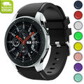 Silikon Sport Armband für Samsung Watch2 3 4 5 6 40-46mm Huawei GT/GT2 20mm 22mm