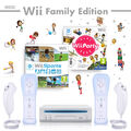 Nintendo Wii "Family Edition" Konsole weiß + Remote - Wii Sports Wii Party 🎉🥳