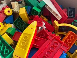 1 kg Lego Duplo Steine Bausteine Platten Fahrzeuge bunt gemischt