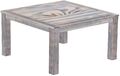 Esstisch 140x140 Rio Classico Zebra Afrika massiver Pinien Holztisch - Tischplat