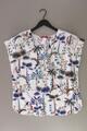 s.Oliver Kurzarmbluse Regular Bluse für Damen Gr. 42, L mit Tierdruck mehrfarbig