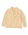 VINTAGE Damen Blazer Jacke IT 48 XL beige klassisch LR08