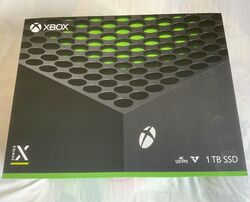 Xbox Series X UK Konsole Black Box Brandneu