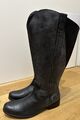 Sheego NEU Damen Stiefel Leder Weitschaftstiefel XXL  Gr.43 Schwarz/Grau 010