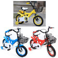 Kinderfahrrad 12 Zoll Fahrrad für Kinder Junge Mädchen Kinderrad Rot/Gelb/Blau
