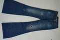 WRANGLER Joni Jeans flare leg schlag Hose W28 L34 28/34 destoyed used blau NEU