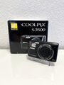 Nikon Coolpix S3500 Schwarz / Kompakte Digitalkamera / 20.1 MP / Geprüft ✅
