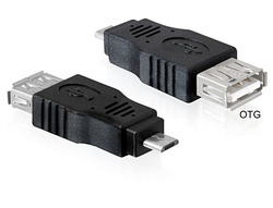 Adapter USB micro-B Stecker auf USB 2.0 A Buchse OTG