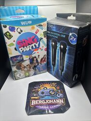 Nintendo Wii U Sing Party Incl 3 Mikrofone und OVP!