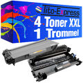 Trommel & 4 Toner XXL PlatinumSerie für Brother TN3380 DR3300 MFC-8950 DW MFC-89