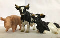 Schleich 2 Kühe und 1 Schwein - Spielfiguren - Bauernhof -  3-er Set (S4-E1)
