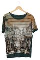 TAIFUN T-Shirt Gr. 40 Mehrfarbig Kurzarm Stadtansicht