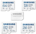 Original Samsung EVO Plus Speicherkarte Micro SD Karte 64GB 128GB 256GB 512GB