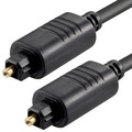 TOSLINKKABEL - optisches Kabel, 2 x Toslink Stecker, Lichtwellenleiter, 1 Meter