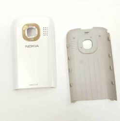 Orig. Nokia C2-02 C2-03 B-Cover Akkufachdeckel Batterycover Backcover Weiß NEU