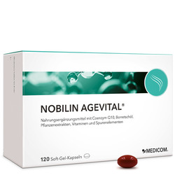 Nobilin Agevital® Kapseln 120 Stückmit Q10, Borretschöl, Pflanzenextrakten & Vitaminen