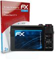 atFoliX 3x Displayschutzfolie für Canon PowerShot G7 X Schutzfolie klar Folie