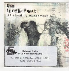 (GU628) The Tenderfoot, Still Holding My Stomach In - 2002 DJ CD