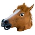 Pferdemaske aus Latex Gummimaske Horse Head Pferdekopf Hengst Karneval NEU