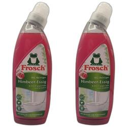 7,98EUR/1l 2 x Frosch WC-Reiniger Himbeere-Essig Bio Toilettenreiniger 750ml