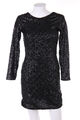 H&M Party Dress Sequined Deep Back Cutout D 38 black