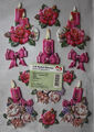 3-D Relief-Sticker "Kerzen-Glückwünsche 2", A4, Jittenmeier
