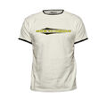 T-Shirt Shirt Slim Fit Vintage Retro Biker MCS Motorcycle Storehouse Logo weiß