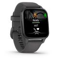 Garmin Venu SQ2 grau Smartwatch 1,4 Zoll Health-Tracking 25 Sport-Apps 5 ATM