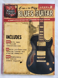 LEARN TO PLAY BLUES GITARRE (TAB) LEVEL 2 - PLUS CD-BEISPIELE - FRED RUSSELL - SEHR GUTER ZUSTAND