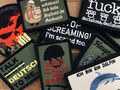 Applikation Aufnäher lustige Fun Morale Patches gestickt mit Klett viele Motive