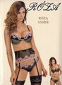 Exquisiter SeXy Push Up BH v. Roza Mehendi, Schwarz/ Lachs, versch. Größen, NEU