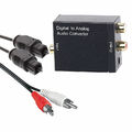 auvisio Audio-Konverter Digital (Toslink/Koaxial) zu Analog (Cinch) mit Kabel