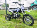 Dirt Bike 125ccm 14/12 Zoll Cross Vollcross Pocketbike Pit Enduro KXD 607 Blau
