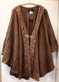 Alfredo Pauli Cape Farbe Taupe OneSize Gr 44-56 Neu mit Etikett Acryl Strick