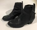 H&M Stiefeletten Stiefelchen Stiefel Schwarz Größe 36 Frauen Damen Reißverschlus