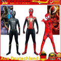 Spiderman 3 Kostüm Kinder Erwachsene Venom Karneval Marvel Spielanzug Cosplay DE