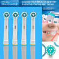 Ortho Care Essentials Bürstenköpfe für Zahnspangen kompatibel mit ORAL B Braun 4er-Pack
