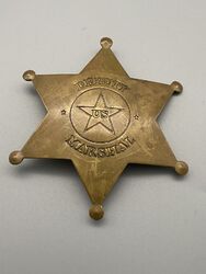 Alte US Deputy Marshal Stern  Sheriff Western Marshall Cowboy.
